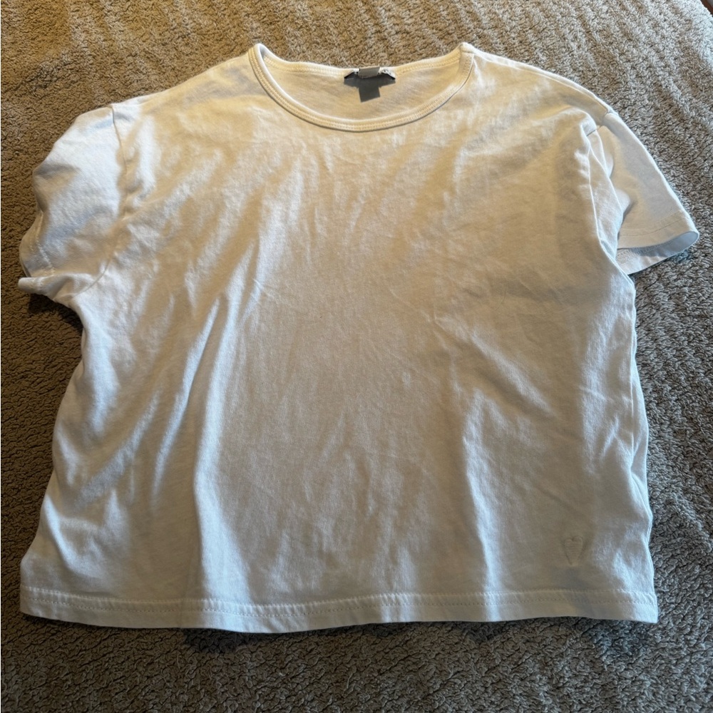 Crewcuts Classic White Cropped Tee